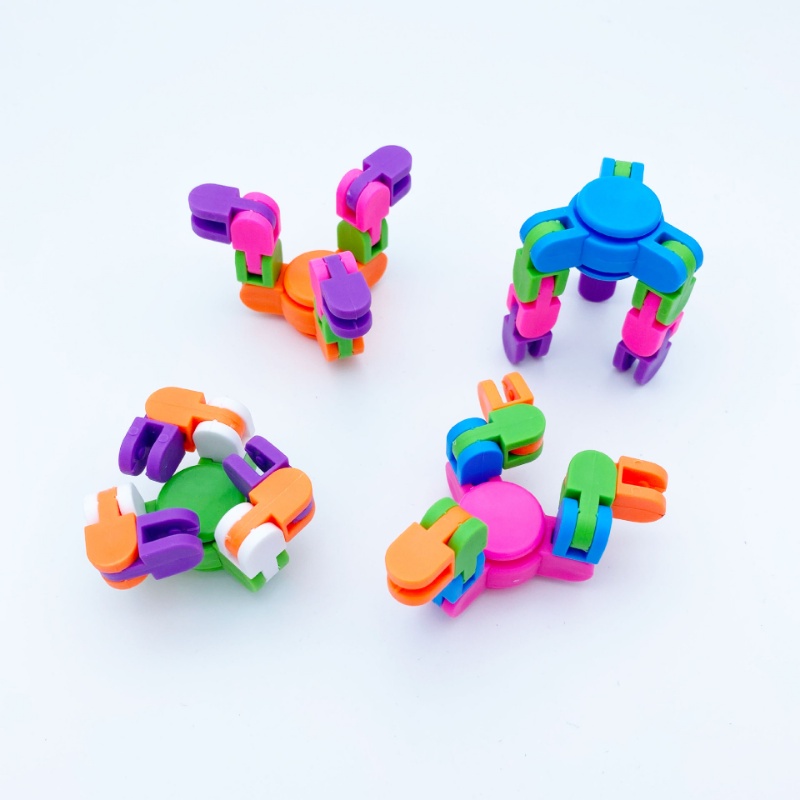 Con quay đồ chơi fidget spinner 2 trong 1 4/3 mắt liên kết