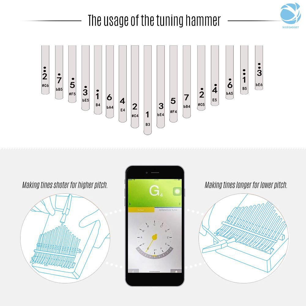 Đàn Kalimba Ling Ting K17P