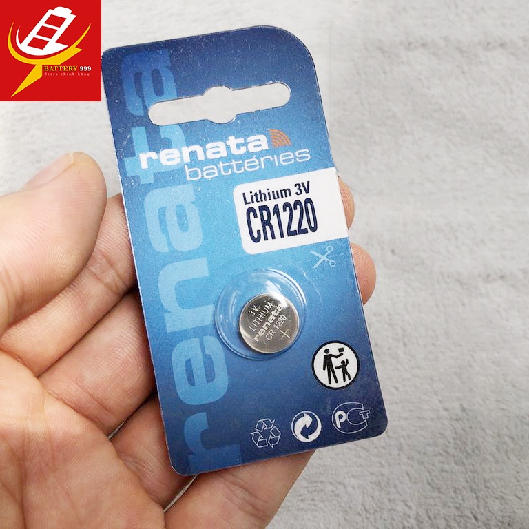 Pin cúc áo CR1220 Renata hàng chính hãng giá rẻ