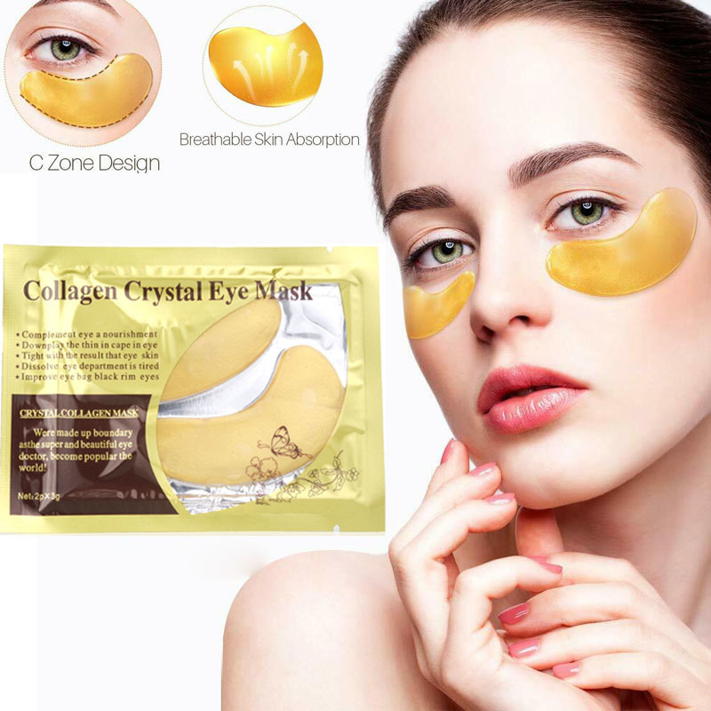 [Hàng mới về] Mặt Nạ Mắt Collagen Màu Vàng Chống Nếp Nhăn Và Quầng Thâm | BigBuy360 - bigbuy360.vn