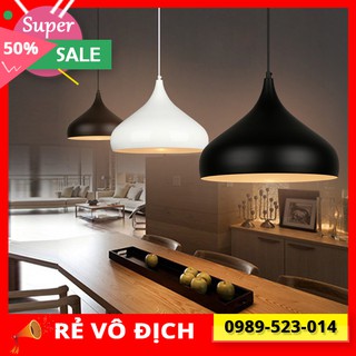 Chao Đèn Thả Giọt Nước Nhôm Sơn Tĩnh Điện Chất Đẹp, Chụp Đèn Thả Chóa Đèn Nhôm Hình Giọt Nước KT 32