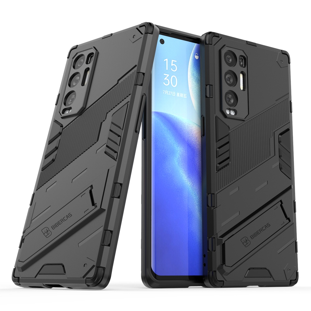 Ốp Điện Thoại Cho OPPO Reno5 Pro 5G Plus Reno5Z 5G Reno4 Lite Chắc Chắn Giáp Chống Sốc Giá Đỡ Vỏ Điện Thoại