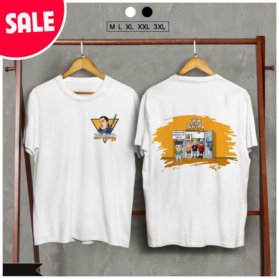 🔥SALE SỐC🔥Áo thun Thầy Giáo Ba màu trắng đẹp giá siêu rẻ dành cho các fan shop uy tín
