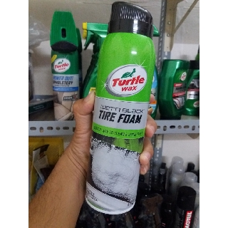 Turtle Wax Tire Foam & Shine- Dung dịch dạng bọt tuyết xịt làm sạch và bóng vỏ xe Turtle Wax T49R