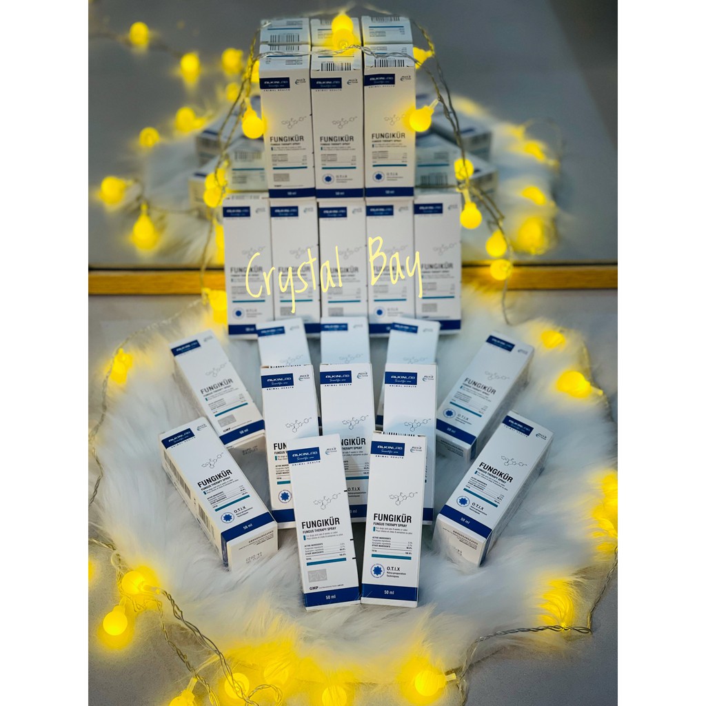 [HÀNG CHÍNH HÃNG] THUỐC XỊT ALKIN FUNGKIUR TRỊ NẤM VIÊM DA CHO CHÓ MÈO 50ml