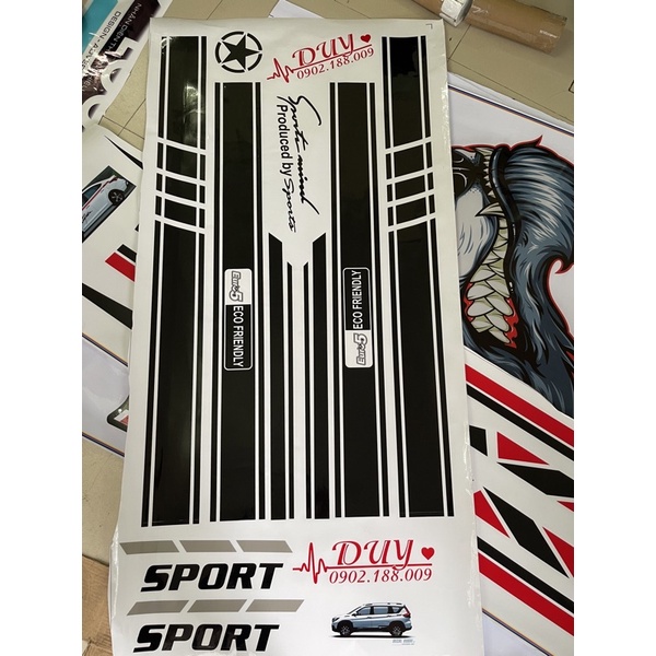 DecalDubai_Tem zin xe Suzuki XL7_ảnh thật khách trả