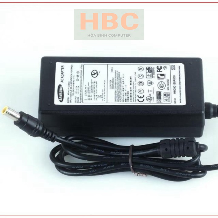 Sạc Nguồn Màn Hình SamSung 14V-3A chân kim | adapter 14v 3a