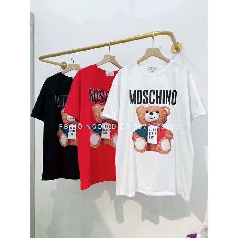 áo phông nữ moschino, áo phông rộng - Hàng cao cấp, chất đẹp, ảnh thật | WebRaoVat - webraovat.net.vn