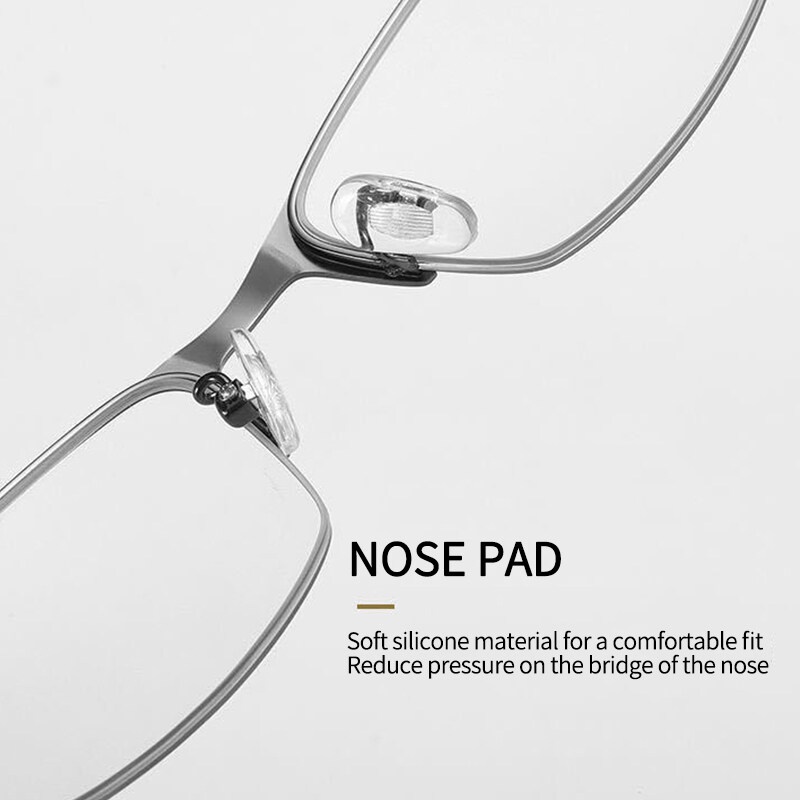 Kính Đọc Sách PTQ Nửa Gọng Thời Trang Công Sở Cho Nam