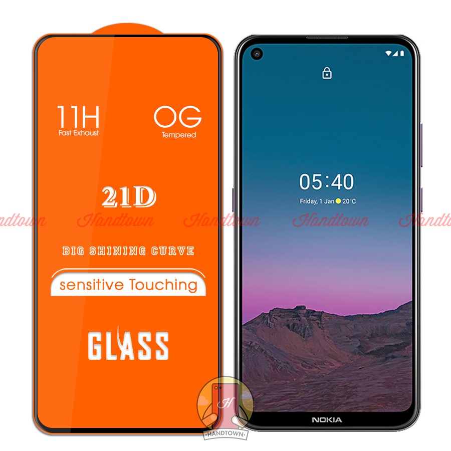 Kính Cường lực 21D Nokia 5.4 nokia5.4 Full Màn Đen Full Keo Chống Trầy Xước Chống Va Đập Bảo Vệ Màn Hình