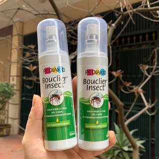 Xịt Muỗi Pediakid Pháp 100ML - Xịt Chống Muỗi Pediakid Pháp 100ML Dùng Cho Bé Từ 3 Tháng Tuổi