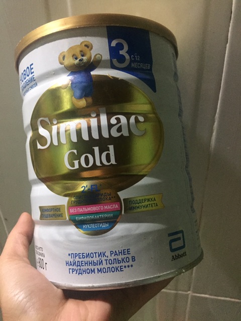 Sữa Similac Gold xách tay Nga có Bill đủ số 1,2,3,4 lon 800/900g