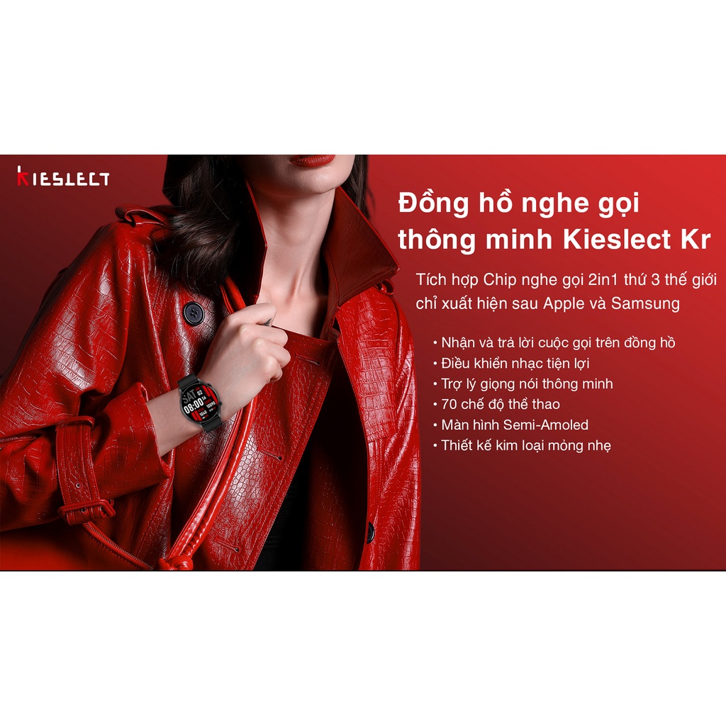 Đồng hồ thông minh XM Kieslect Calling Kr đàm thoại Bản Quốc Tế YFT2024EU | BigBuy360 - bigbuy360.vn