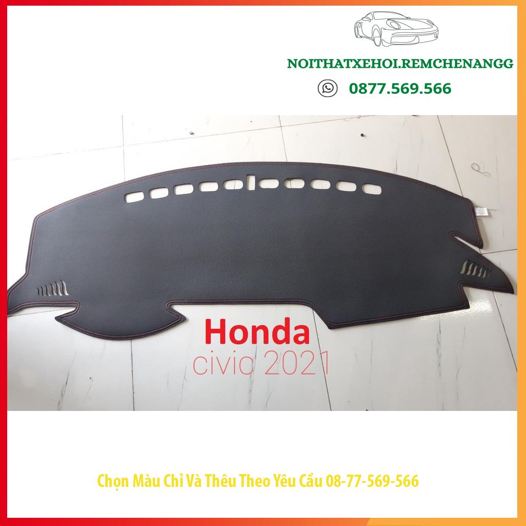 THAM TAPLO HONDA CIVIC DA VÂN GỖ DA CARBON NHUNG LÔNG CỪU 3 LỚP CÓ CHỐNG TRƯỢT THẢM PHỦ LÓT CHE NẮNG TAPLO