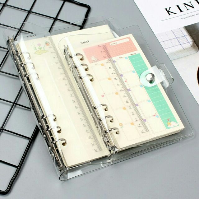 Bìa còng trong suốt A5 planner