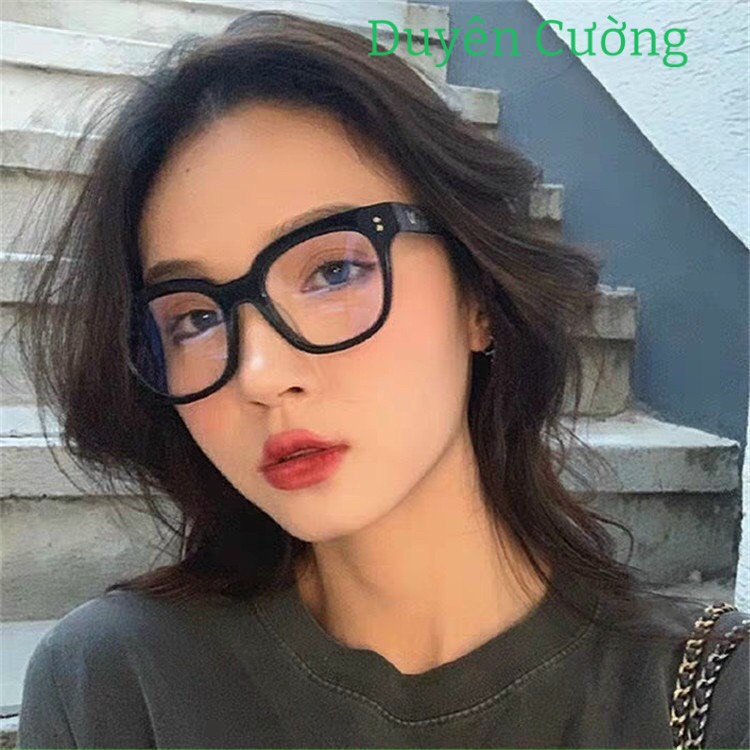 Kính hai chấm nam nữ phong cách Hàn Quốc thay được tròng cận - Mắt kính thời trang DUYÊN CƯỜNG