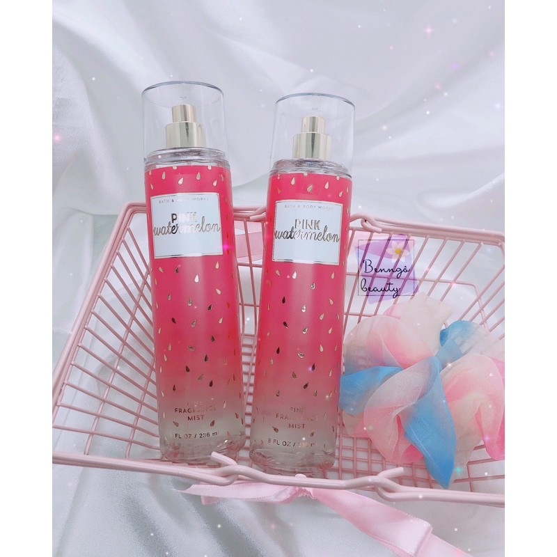 [BILL MỸ] PINK WATERMELON - BỘ XỊT THƠM DƯỠNG BATH AND BODY WORKS