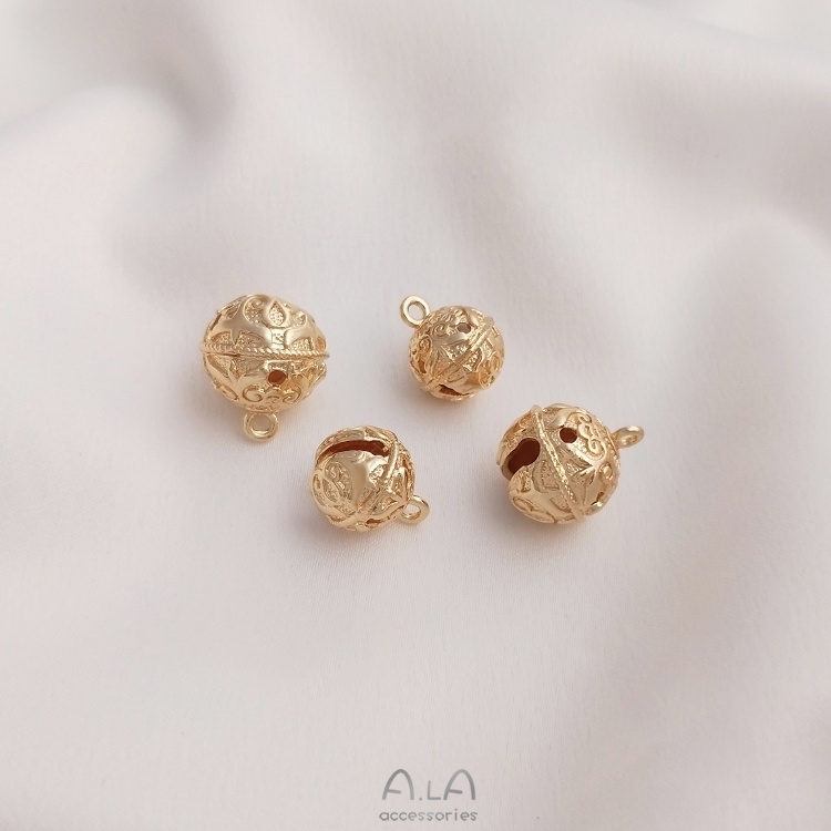 Chuông Đồng 14K Nhiều Màu Sắc Chuyên Dụng Cho Làm Đồ Trang Sức Thủ Công