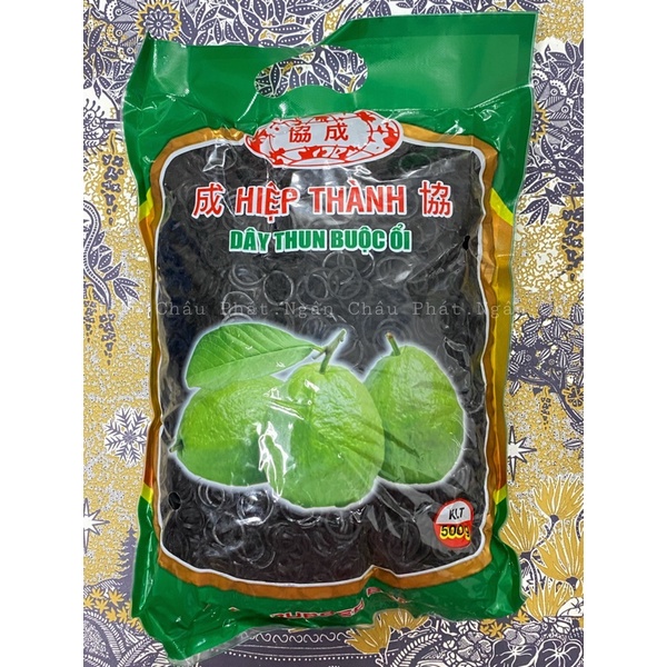 Dây thun Hiệp Thành- Bịch 500g-Dây Thun Cao Su Đen Cao Cấp-Chuyên Dùng Cho Bọc Ổi!!