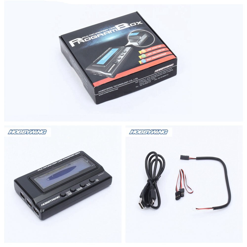 Thiết bị cài đặt HobbyWing Multifunction LCD Program Box (Chính Hãng)