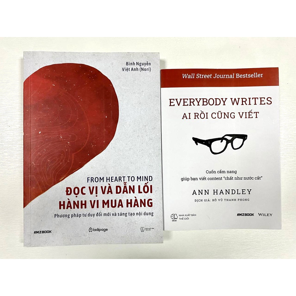 Sách - Combo Đọc vị và dẫn lối hành vi mua hàng và Everybody Writes: Ai rồi cũng viết