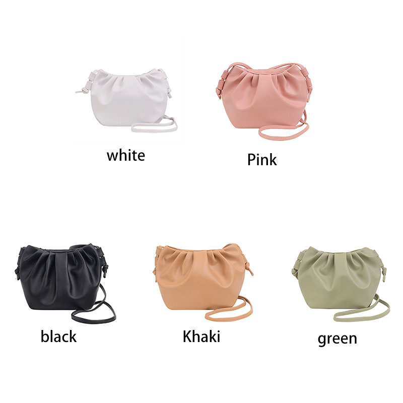 ✨Ready Stock✨Fashion Korean Bag Folding Mini Dumpling Bag Lady Handbag Shoulder Bag B1132