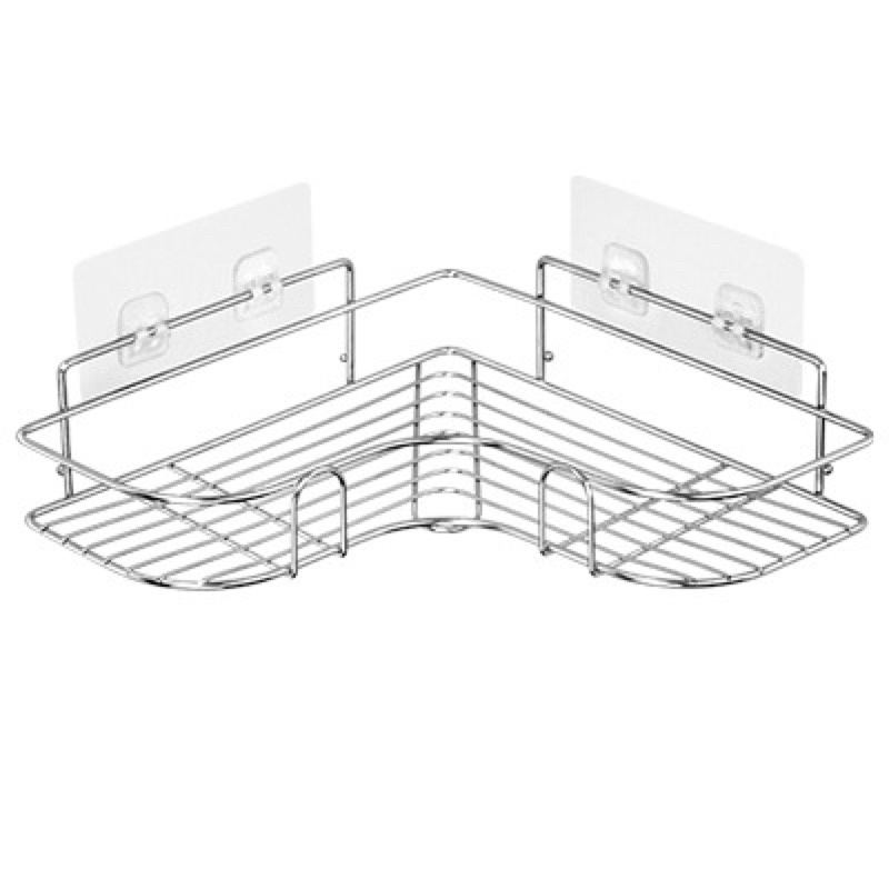 Kệ góc inox dán tường nhà tắm, nhà bếp hàng cao cấp