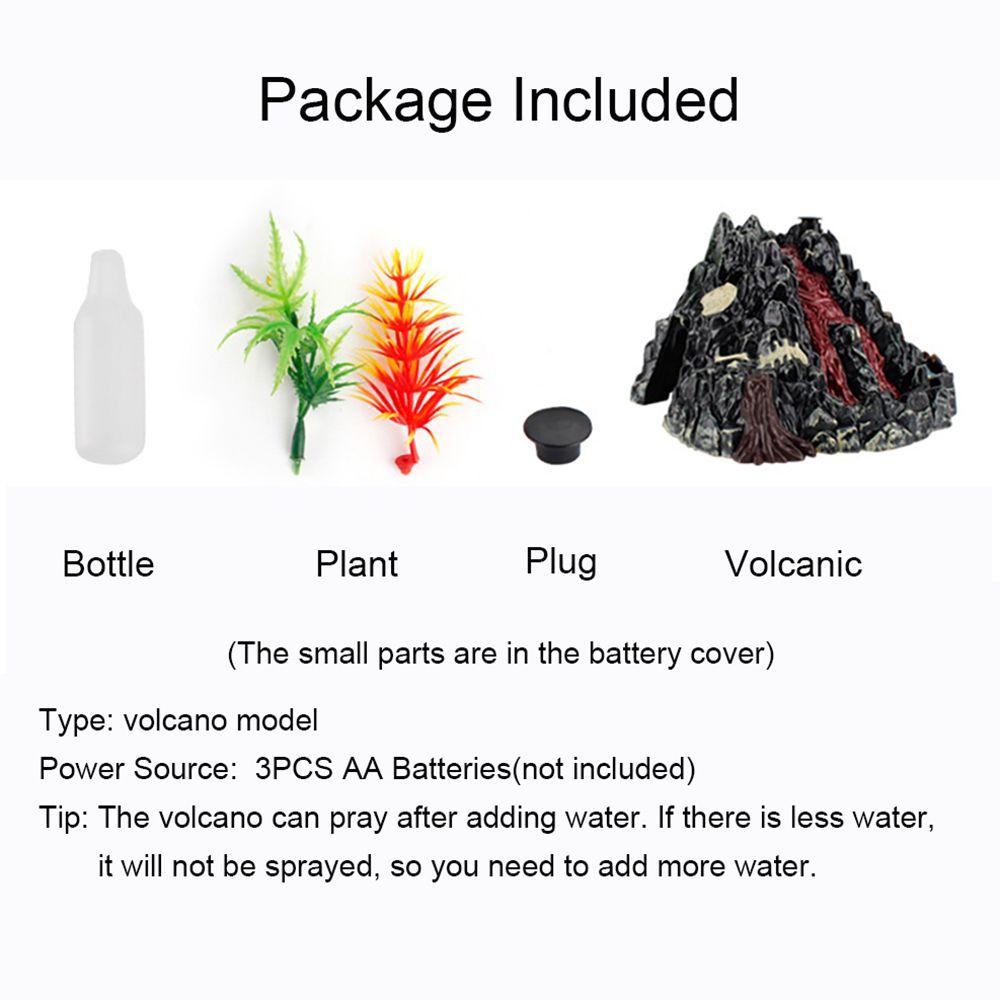 CONOPERY Mô Hình Núi Lửa Phun Sương Có Đèn Đỏ Giáo Dục Khoa Học Cho Bé