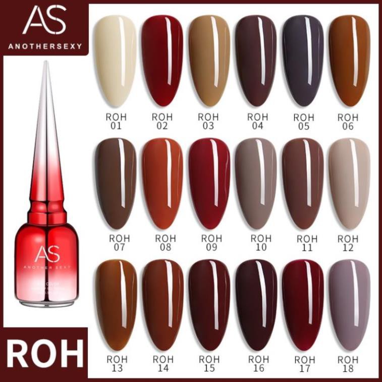 Sơn Gel AS vỏ đỏ Mã ROH ( Cam Kết Chính Hãng - làm khô sơn gel bằng máy hơ uvled ) [GIÁ SỐC]