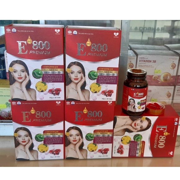 Viên Vitamin E-800 💥 HÀNG CHÍNH HÃNG 💥 Bổ sung vitamin E hỗ trợ đẹp da, chống lão hóa, giúp làm sáng da