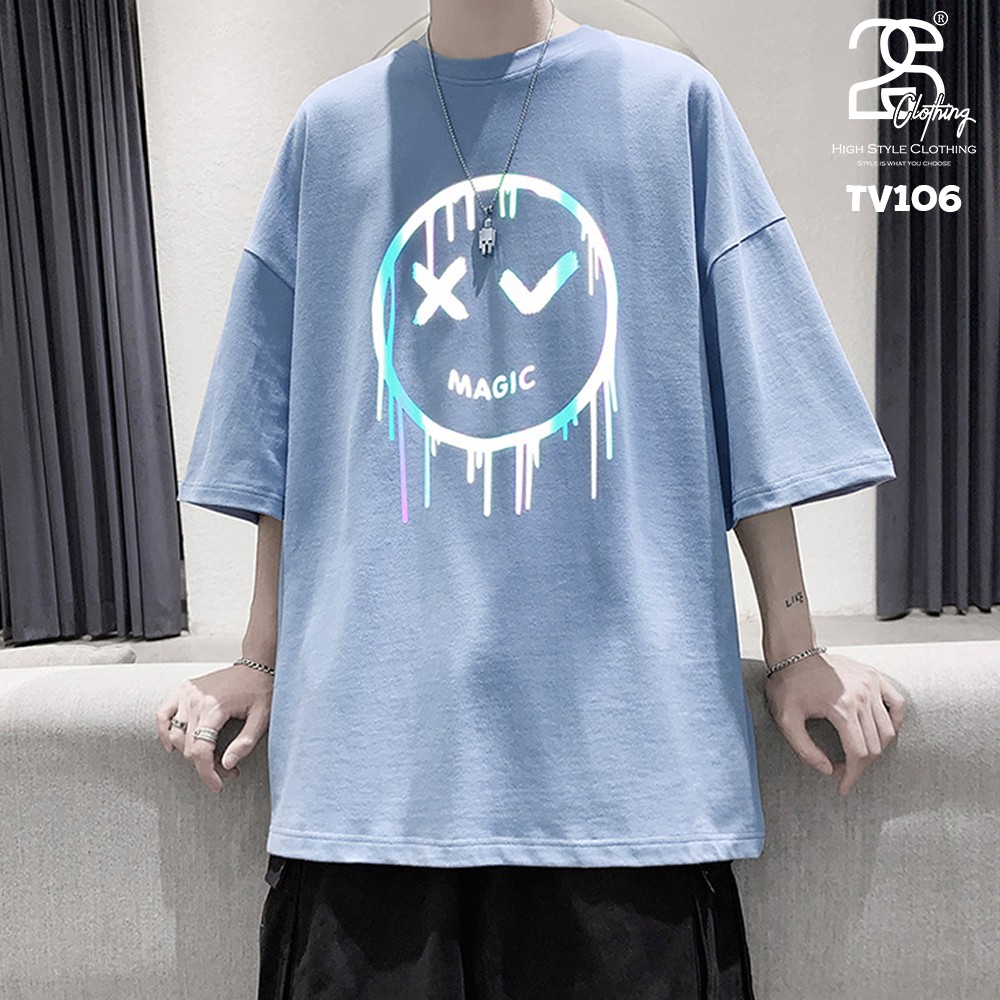 Áo Phông Nam 2s Clothing Áo Thun Nam Form Rộng Cotton Oversize Basic Street Style Giá Rẻ In Hình Cực Ngầu TV106 | BigBuy360 - bigbuy360.vn