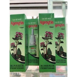 Lọ xịt mũi Agenytin( cây ngũ sắc)