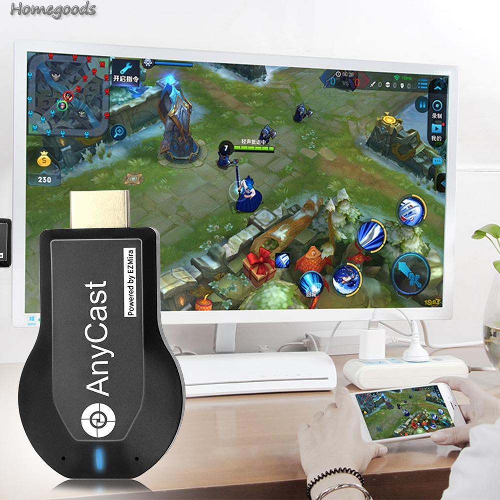 ANYCAST Thiết Bị Nhận Tín Hiệu Wifi Không Dây M2 Plus Hdmi-Compatible Tv Stick Cho Ios Android-Gods