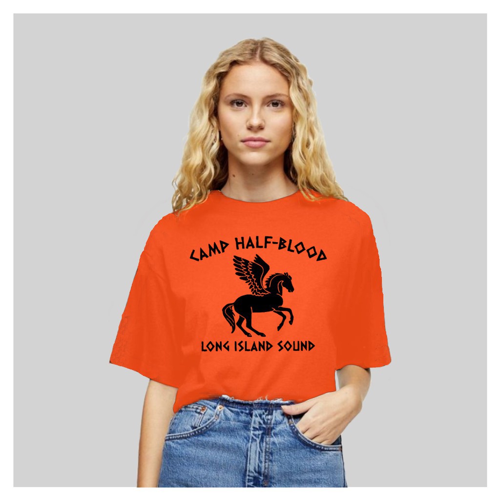 Mẫu áo thun in ASM Percy Jackson - Camp Half-Blood  T Shirt độc đẹp giá rẻ
