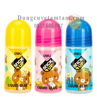 -hồ nước,keo nước deli chai tròn 7301a-35ml -