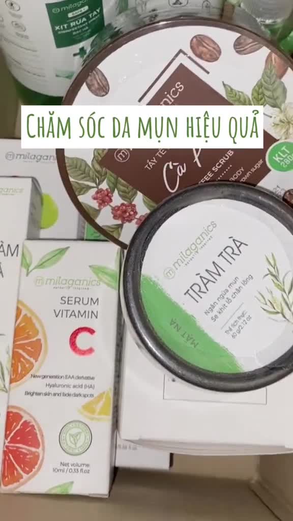 Sữa Rửa Mặt Ngừa Mụn Tinh Dầu Tràm Trà Dành Cho Da Mụn Nhạy Cảm MILAGANICS 100ml (Chai) | BigBuy360 - bigbuy360.vn