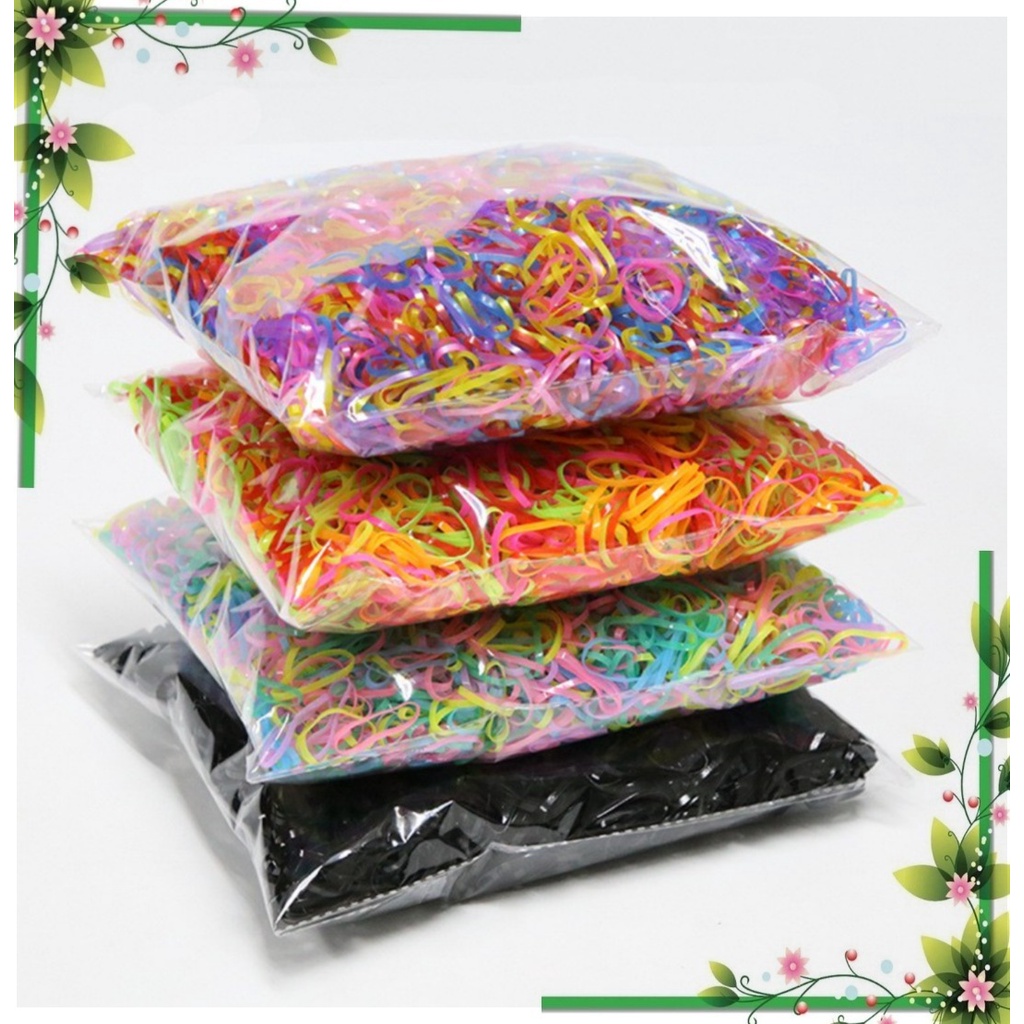 Thun màu cột tóc nhiều màu dẻo dai 50g