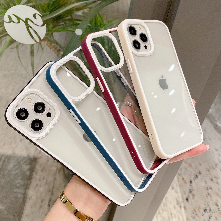 Ốp điện thoại trong suốt chống sốc chống rơi cho iPhone 13 pro max 12 pro max X XS XR
 | BigBuy360 - bigbuy360.vn