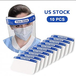 Combo 10c kính chắn giọt bắn che kín mặt Face Shield