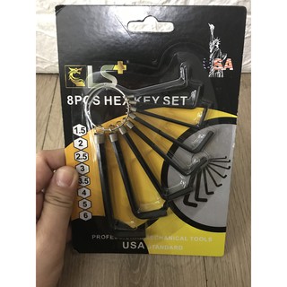 BỘ LỤC GIÁC 8 CÂY 1.5 - 6MM