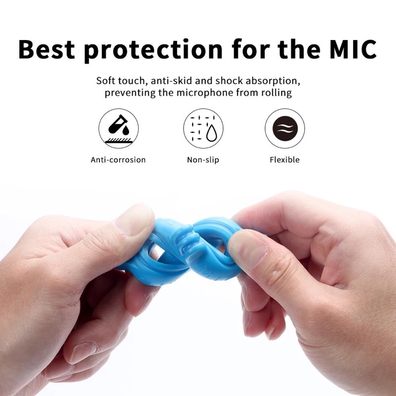 Combo 1 bộ chống lăn đầu đuôi và mút xốp cho micro