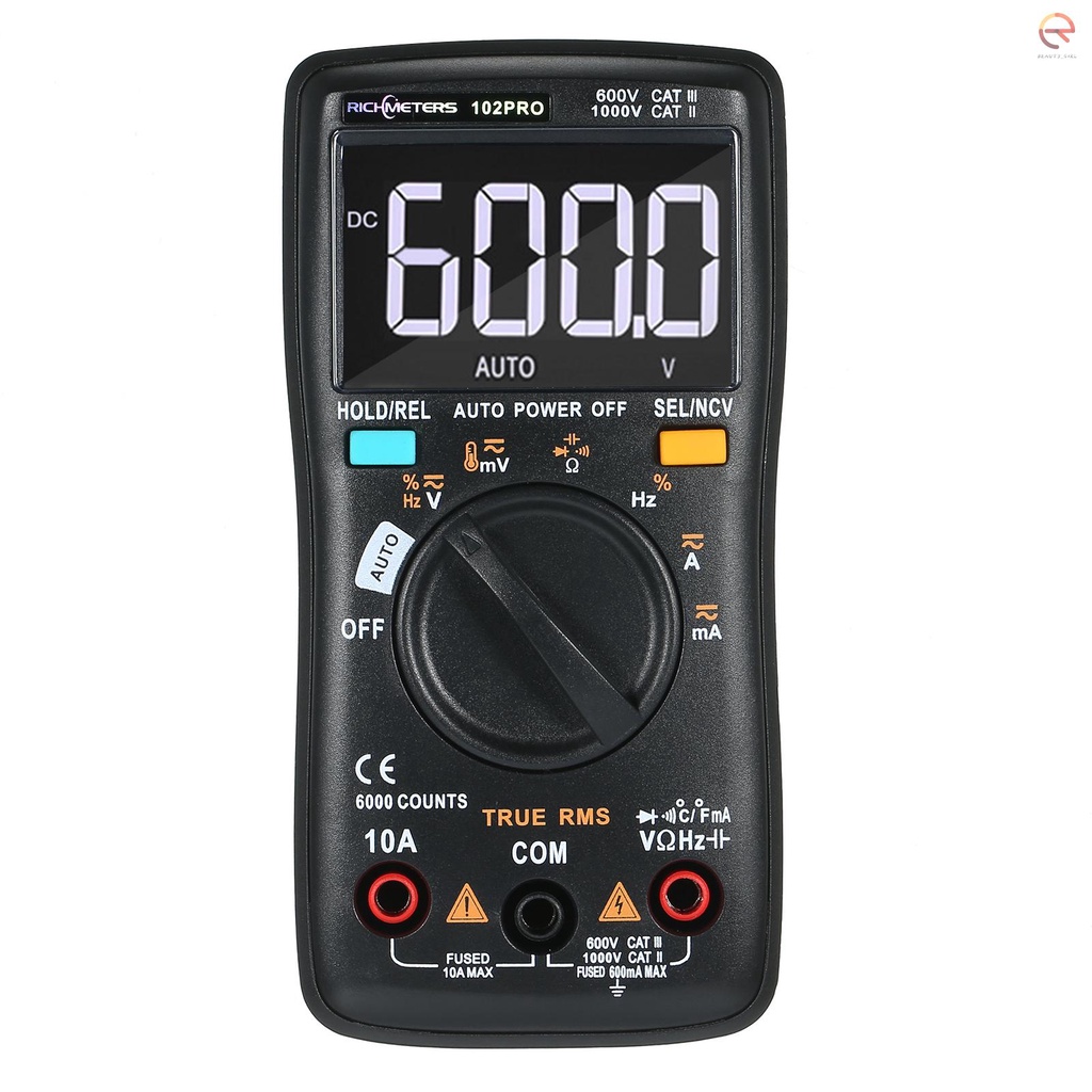 Đồng hồ đo điện trở vạn năng AC/DC RM102Pro 6000