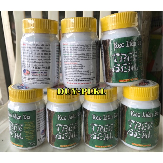 Keo liền sẹo - Keo liền da cây TreeSeal ( growmore ) keo đen lọ - 100gr.