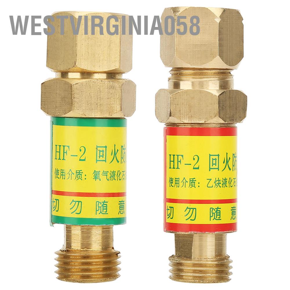 Westvirginia058 Van kiểm tra oxy / axetylen hồi tưởng Bộ điều khiển hàn Cắt ngọn lửa đuốc M16 * 1.5