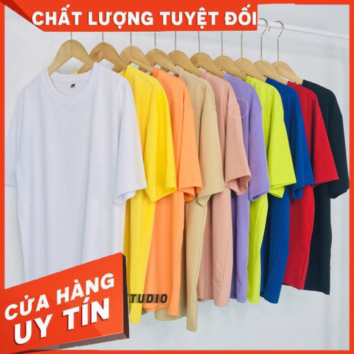 Áo Thun Nam Nữ TRƠN UNISEX form rộng tay lỡ - Kiểu áo phông nữ thun Cotton Leevin Store - HÀNG MỚI VỀ