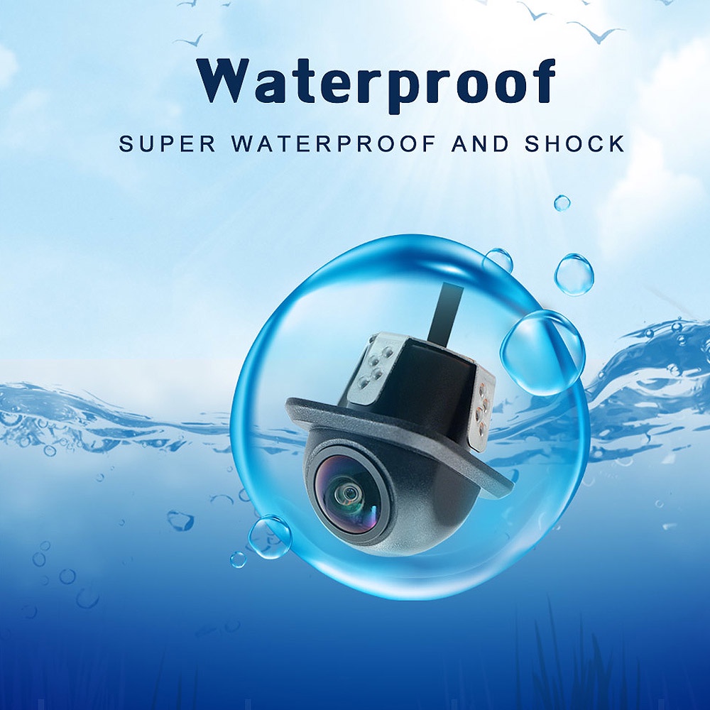 Smartour 2k ahd 1080p cvbs tầm nhìn ban đêm góc rộng 180 độ xe mắt cá hd dự phòng ngược camera quan sát phía sau ô tô đa năng