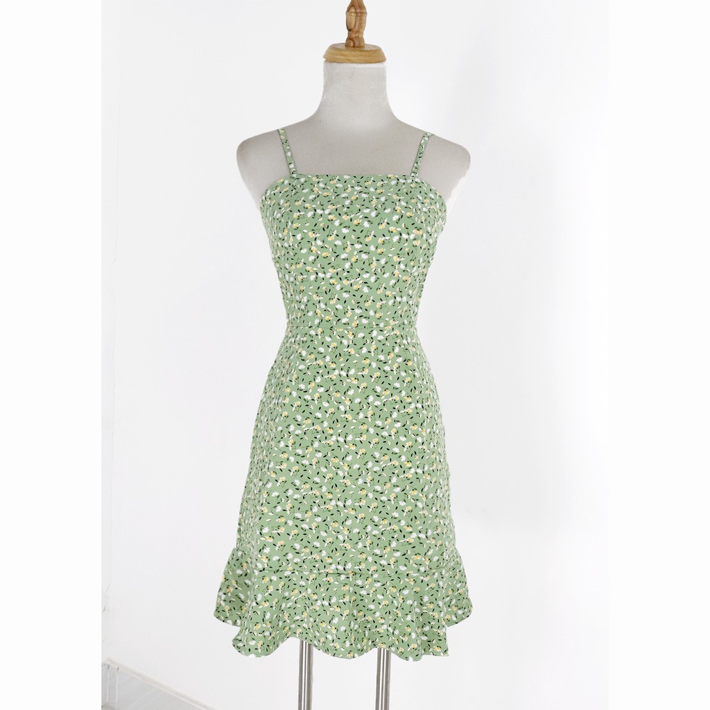 [Mã SKAMSALEP6 giảm 10% tối đa 100K đơn 150K] Đầm hai dây hoa nhí Rolisa RD063 | BigBuy360 - bigbuy360.vn