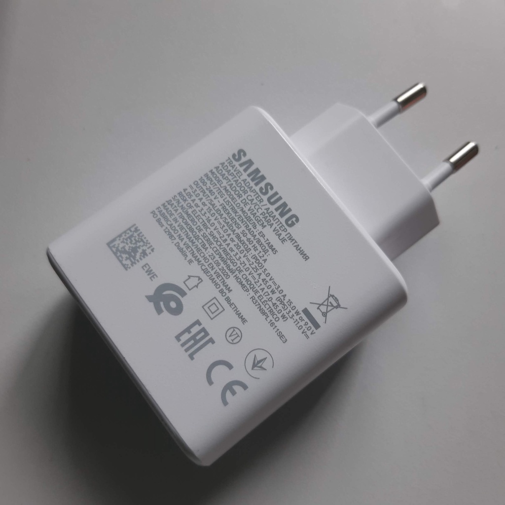 Hàng Chính Hãng Samsung Sạc Siêu Nhanh 45W PD Nhanh Adapter Cáp Type C Cho Galaxy S20 Cực S10 Plus S10E lưu Ý 10 Pro A81