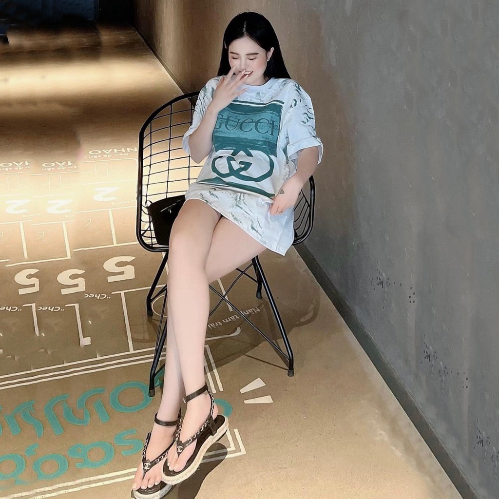 Áo Thun Guc.ci Chất Vải 100% Cotton 4 Chiều, Hàng Xuất Dư