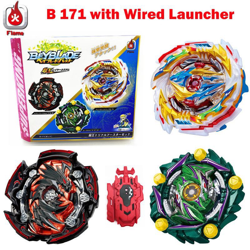 Set Đồ Chơi Con Quay Beyblade Burst B-171 Superking Dragon 01 02 03